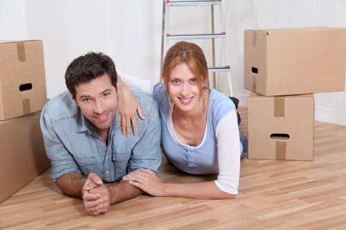 Cheam home move with van loading and unloading