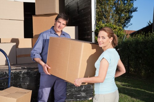 Household items safely stored in a Cheam unit